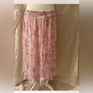 CeCe Blush Floral Maxi Skirt